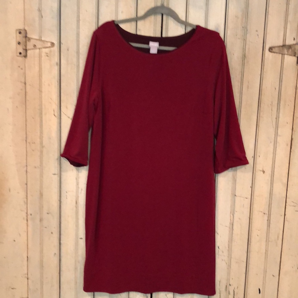 Chico’s fully reversible dress.